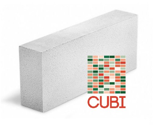 Газобетонный блок CUBI D400 B2,0 F100 625х250х150 ровный